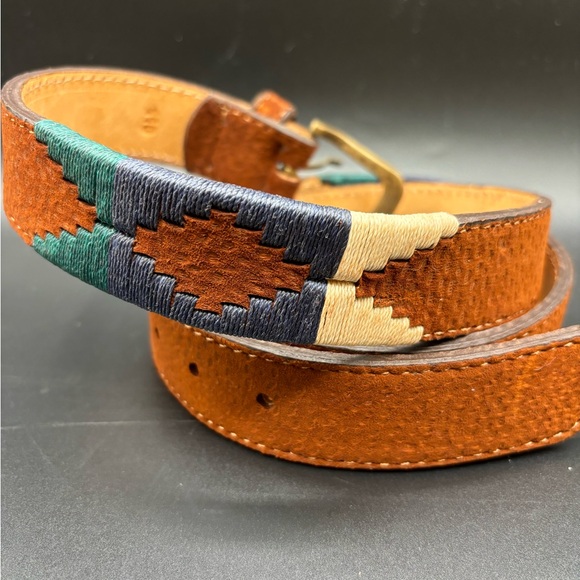 Genuine Lather Handmade Unisex Belt - Picture 3 of 11